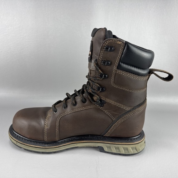 Danner Boots Steel Yard 8" Steel Toe Insulated 400G Mens Sz 8.5 Workwear Leather - Picture 7 of 12